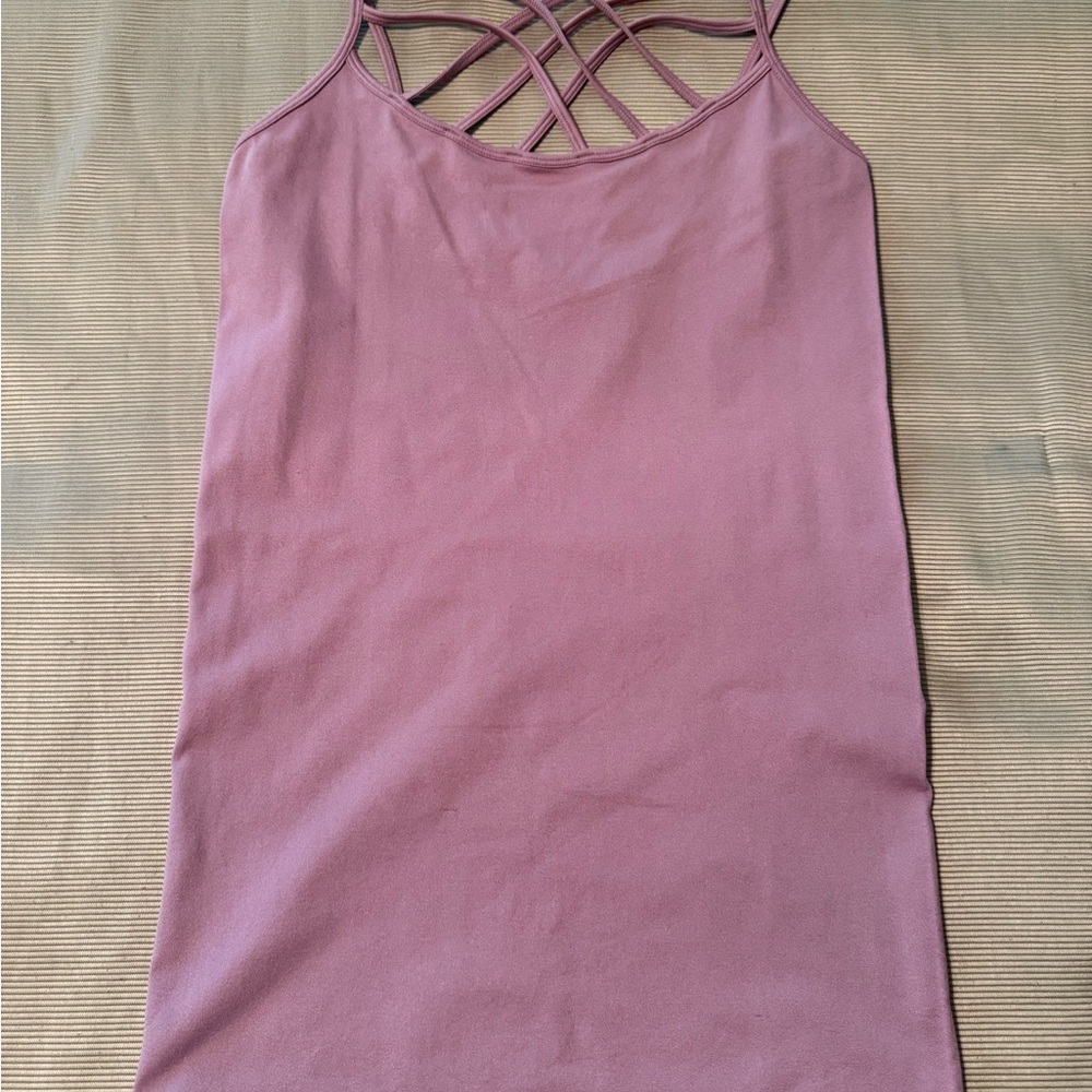 Zenana Outfitters Pink Strappy Tank